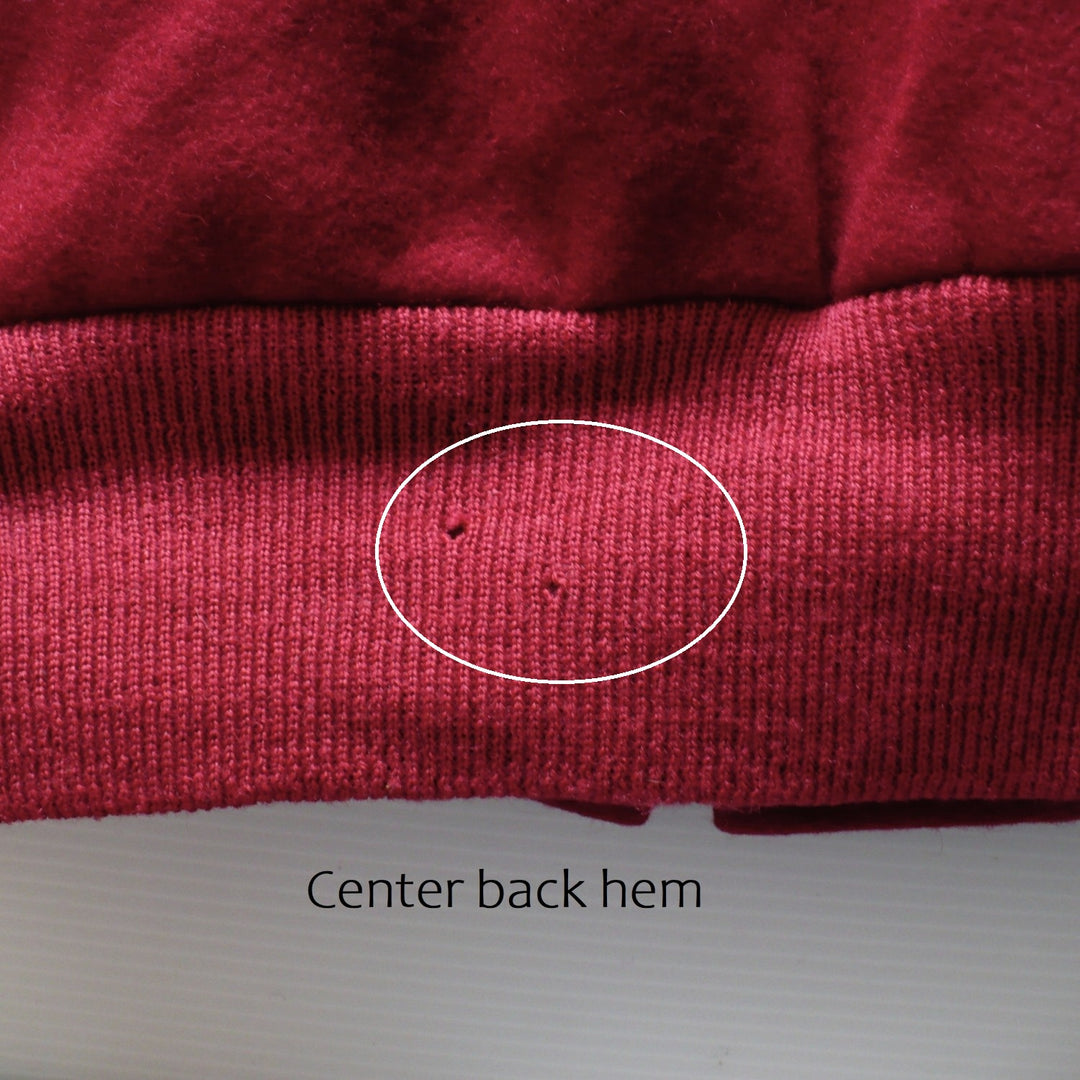 1980s Vintage Men's Red Wool Workwear Varsity Jacket Small.