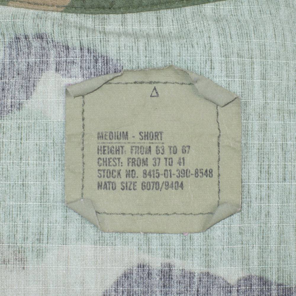 1980 Vintage USAF BDU Woodland Camo Jacket Med/Short label
