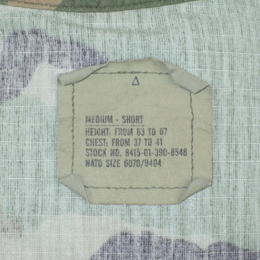 1980 Vintage USAF BDU Woodland Camo Jacket Med/Short label