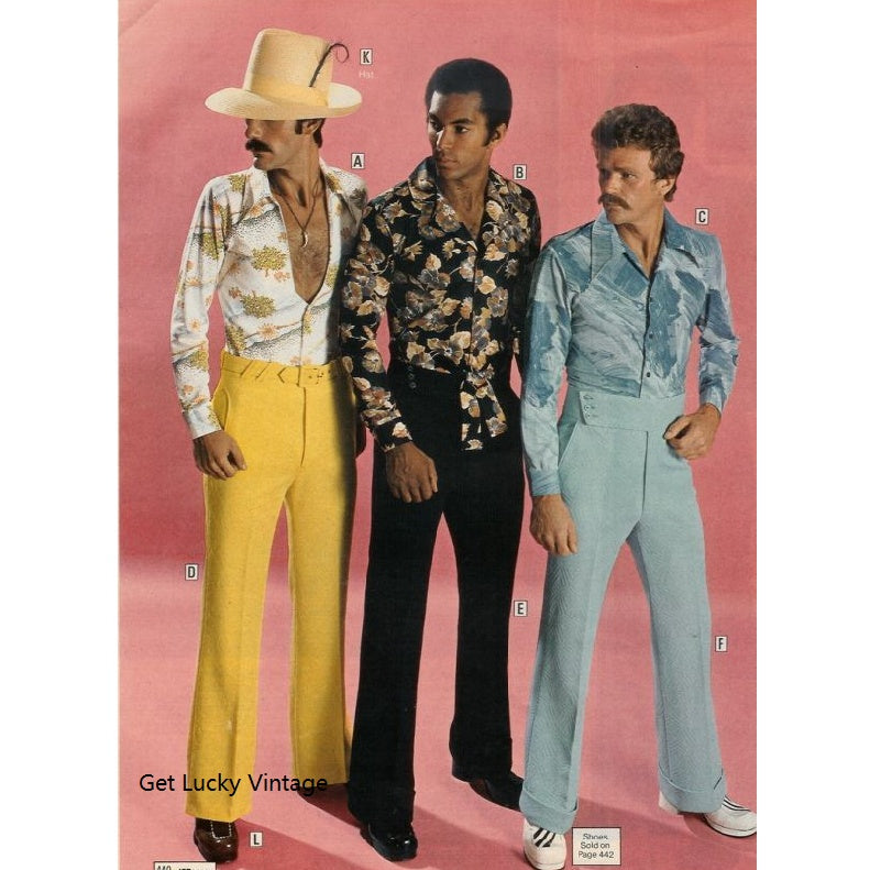 1970s Vintage Retro Leisure Pants.