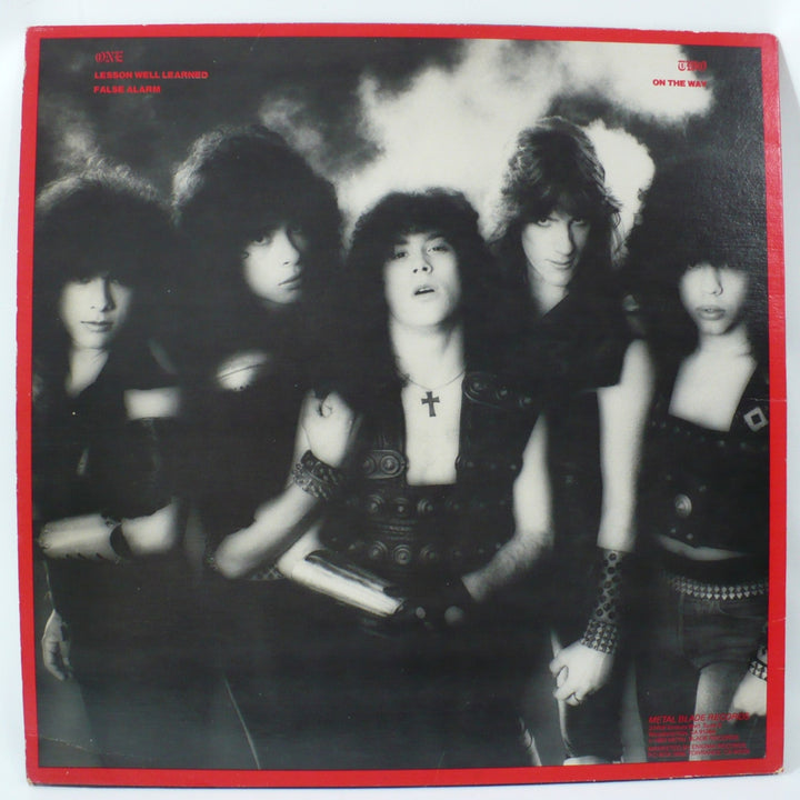 Armored Saint 1983 EP 1983 back cover.