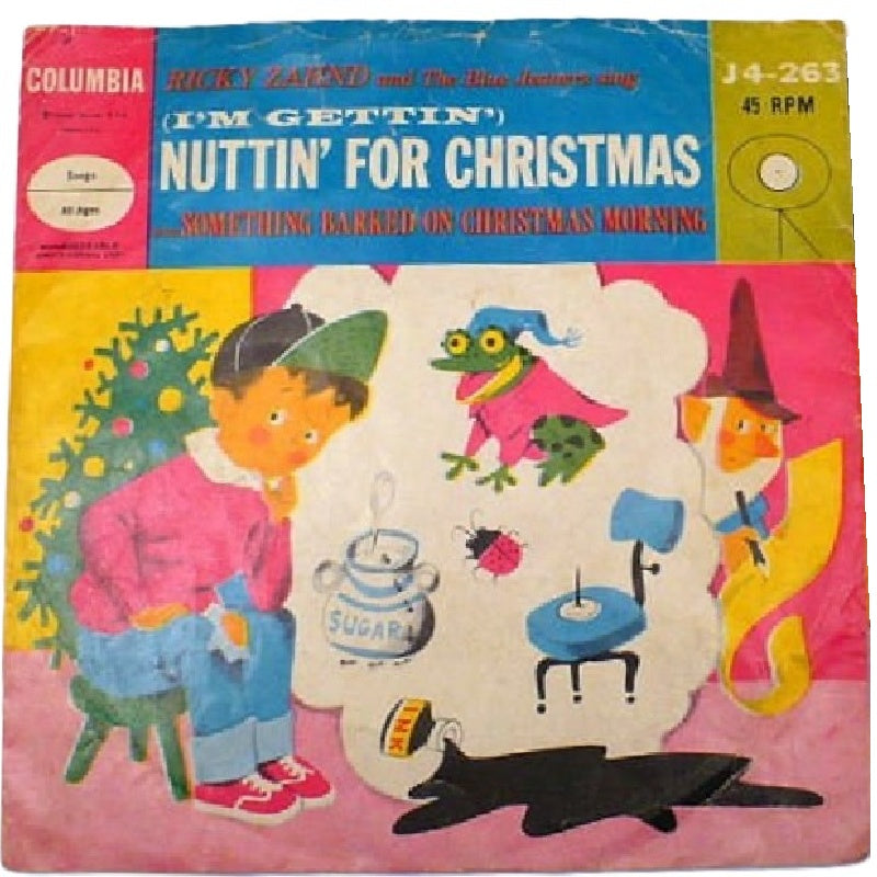 Randy Zahnd Nuttin' For Christmas 1955  Vintage Record.