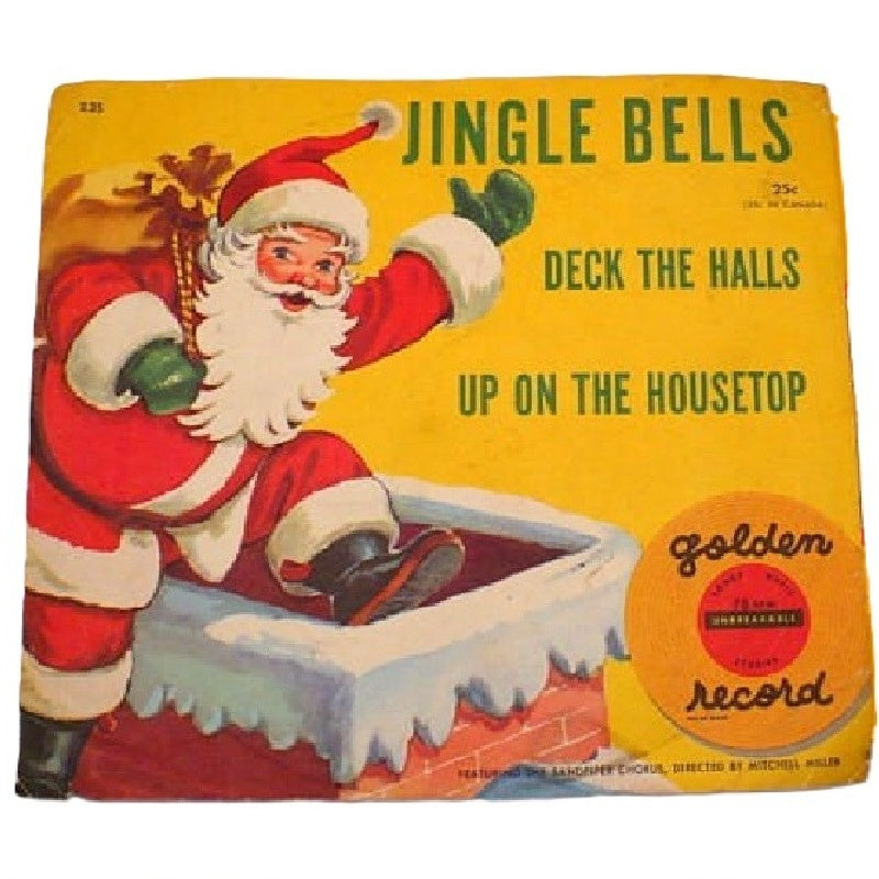 Golden Record Jingle Bells 1950 Vintage Record.
