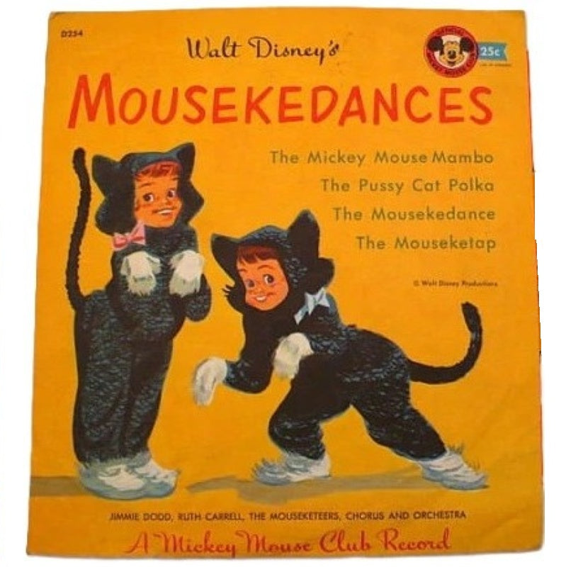 1950 Mickey Mouse Club Mousekedances First Pressing Vintage Record.