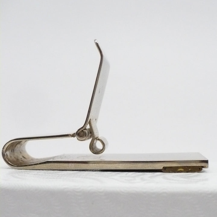 Handsome Hinged Money Clip Men's Vintage Jewelry Wallets.