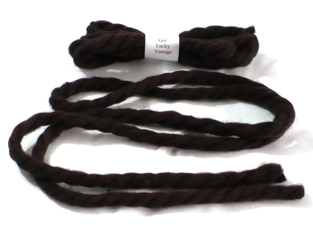 48 inch 1960s 1970s Vintage Yarn Headbands Hair Ties