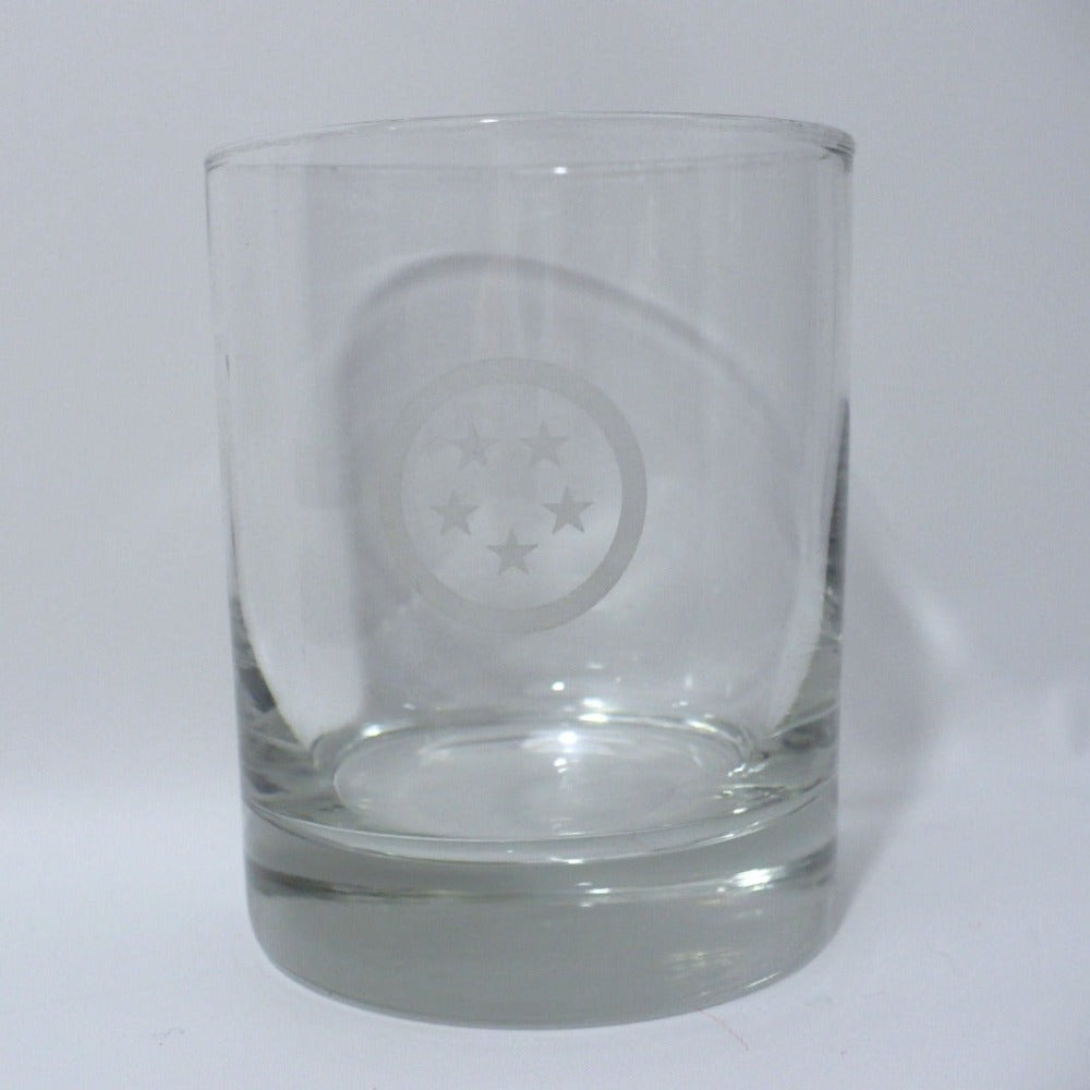 1969 Vintage American Airlines Admiral’s Club Rocks Glass Barware Aviation Beverage Catering