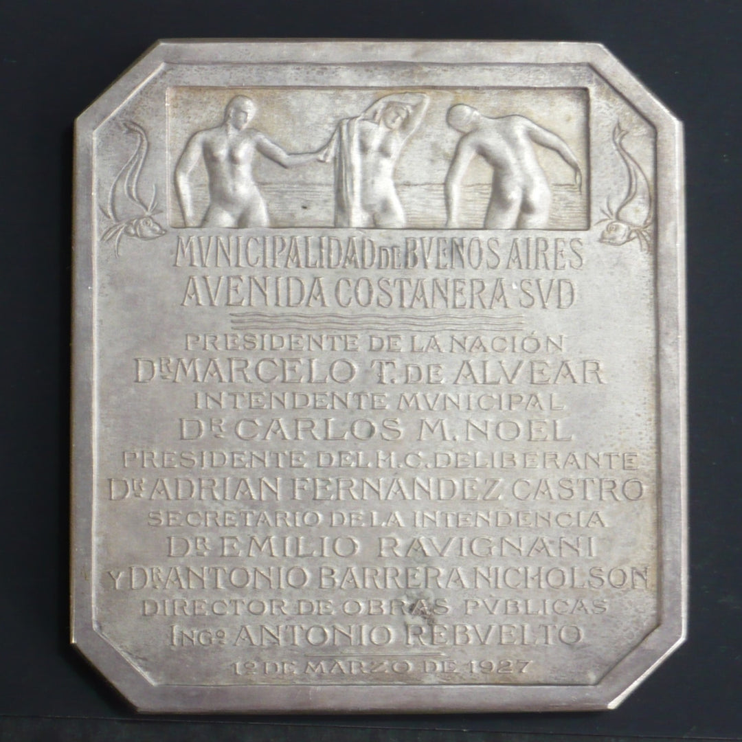 1927 Argentina Public Works Medal
