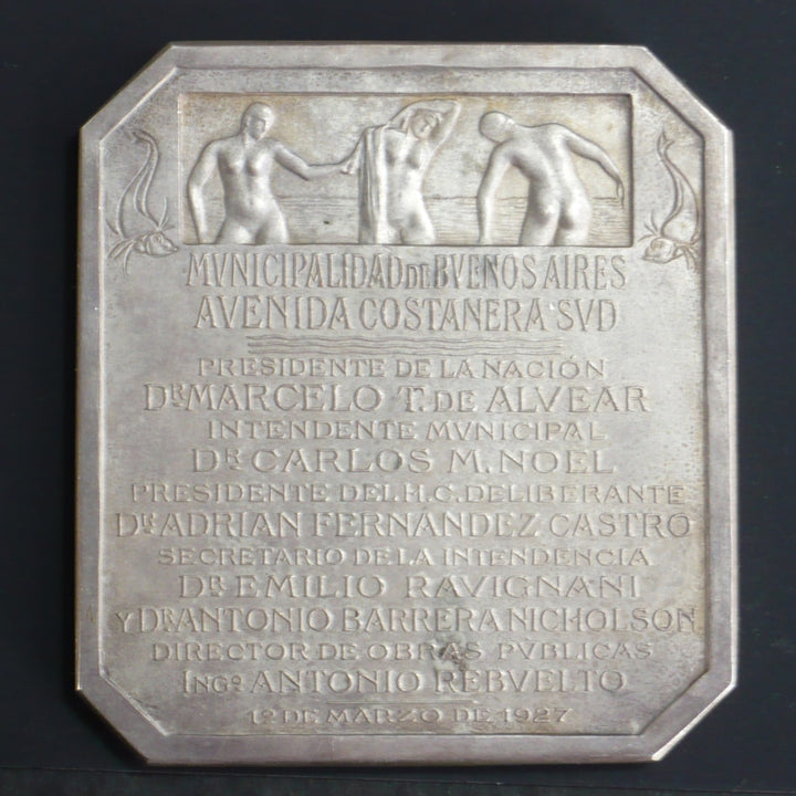 1927 Argentina Public Works Medal