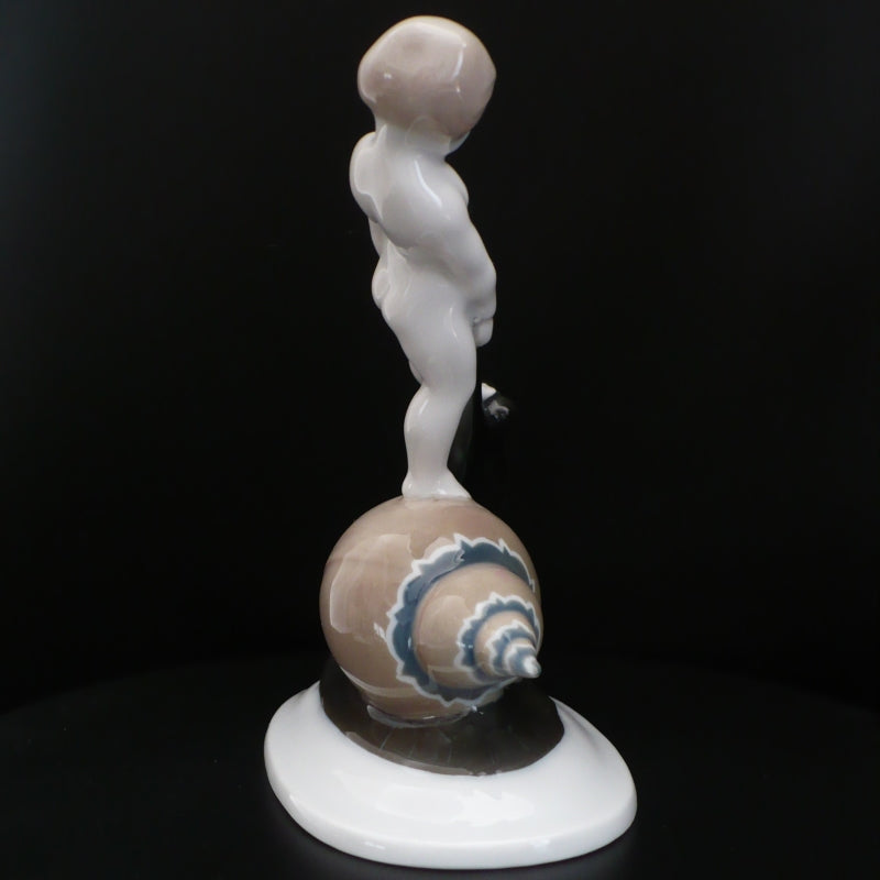 1924 Vintage Snail Ride by Albert Caasmann for Rosenthal Porcelain Figurine
