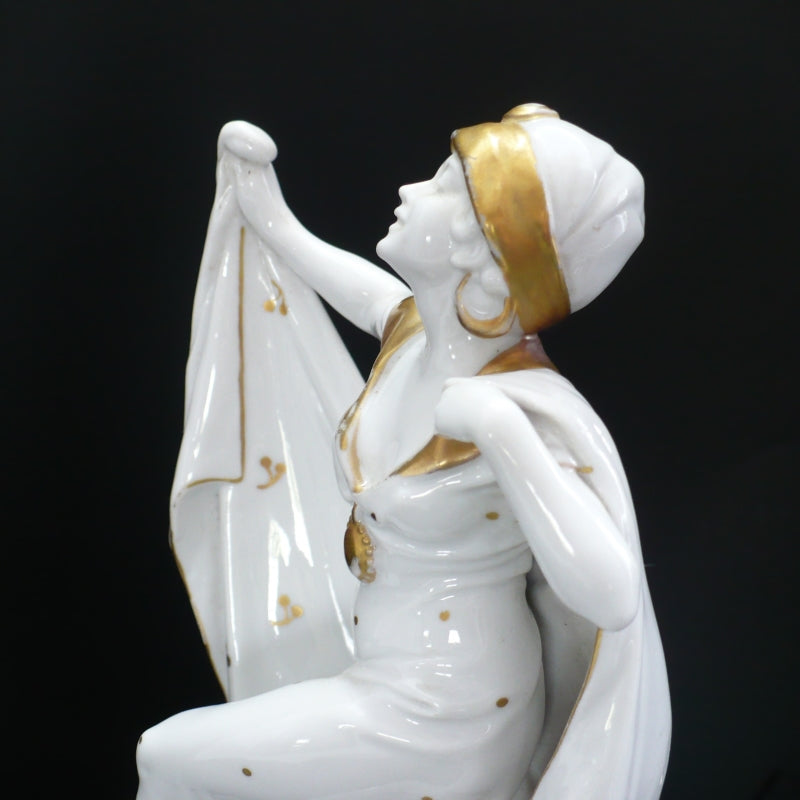 1910s Vintage Dancer Porcelain Figurine by Katzhütte Thuringia