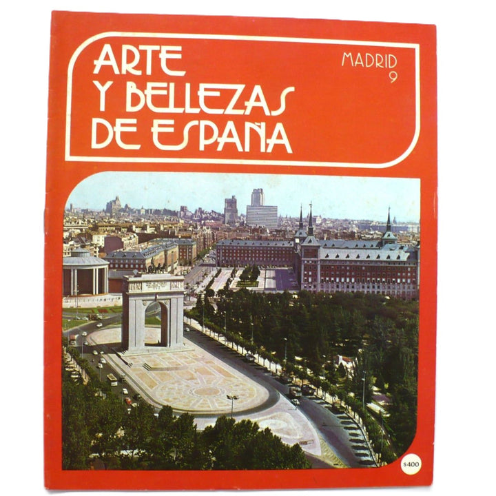 Cover of the book 'Arte Y Bellezas De Espá Volumen 9 Madrid' featuring a photograph of a cityscape with iconic landmarks.