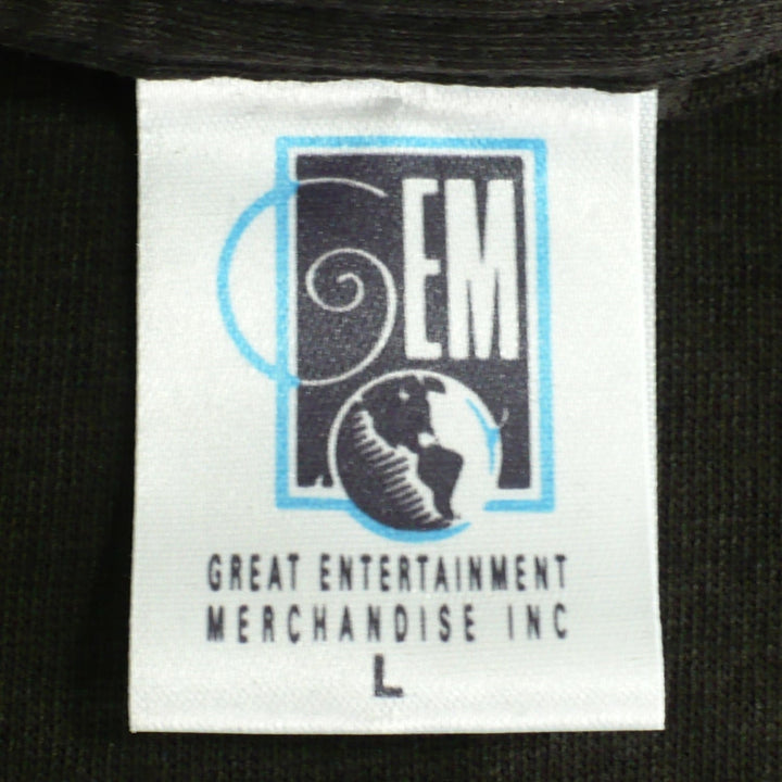 Vintage 1994 "The Crow" T-Shirt – Eric Draven, Brandon Lee, GEM Entertainment  t-shirt size tag label L for large.