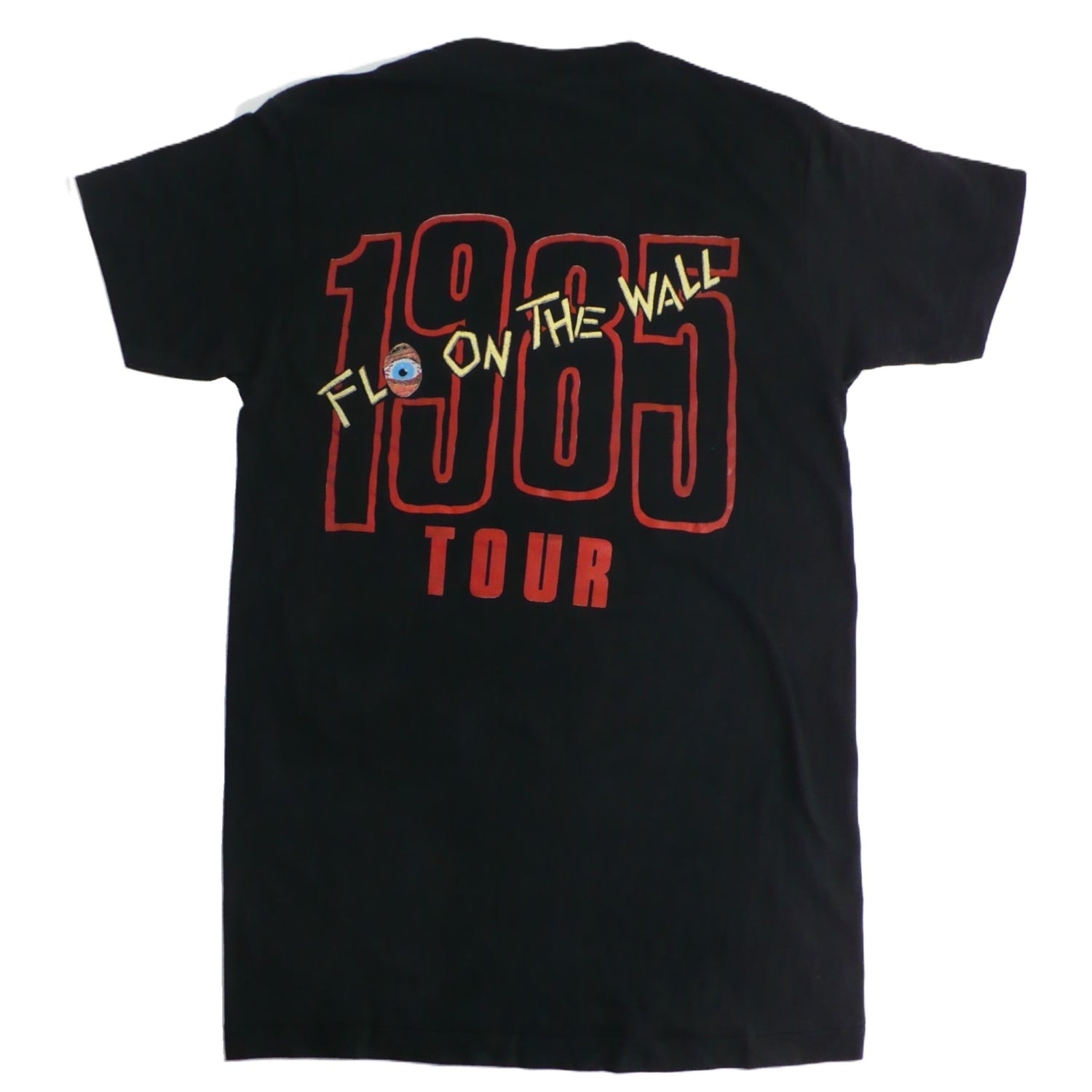 Vintage 1985 AC/DC 'Fly on the Wall' Tour T-Shirt & Ticket Stub