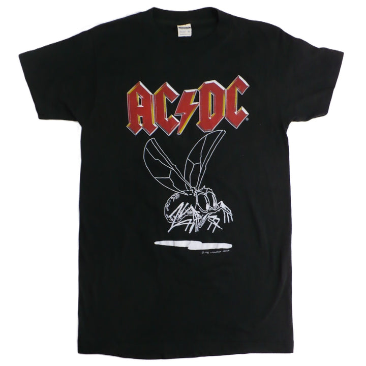AC/DC Fly on The Wall Tour T-Shirt front graphics. 1985.