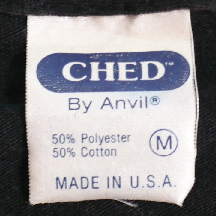 AC/DC Fly on The Wall Tour T-Shirt Ched by Anvil tag helps authenticate the shirt.