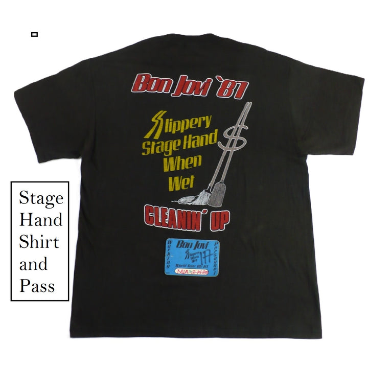 Bon Jovi Clean-up Crew Combo 1987