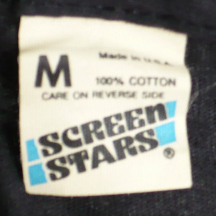 Vintage 1986 Band T-Shirt & Ticket Judas Priest Fuel For Life, label.