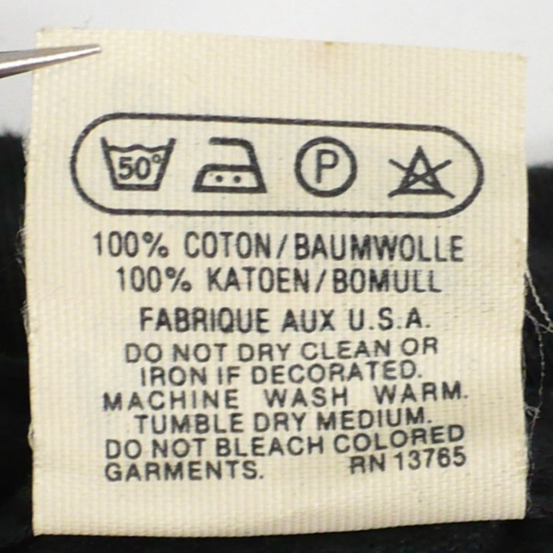 Vintage 1986 Band T-Shirt & Ticket Judas Priest Fuel For Life, care tag.