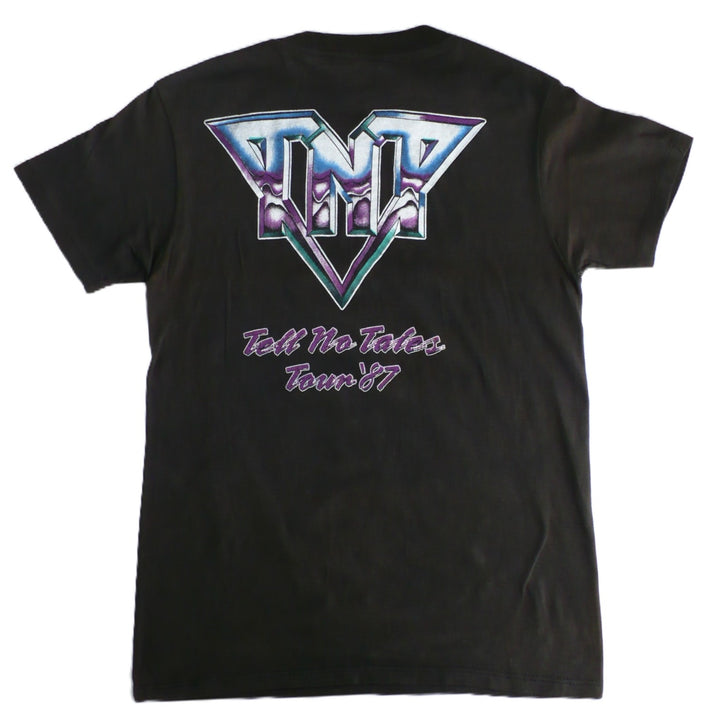 back view of TNT Tell No Tales w/Stryper Tour T-Shirt.