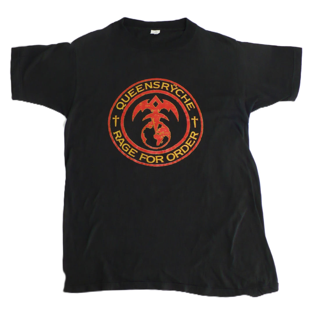 Queensryche Rage For Order Tour Shirt 1986/1987 t-shirt front.