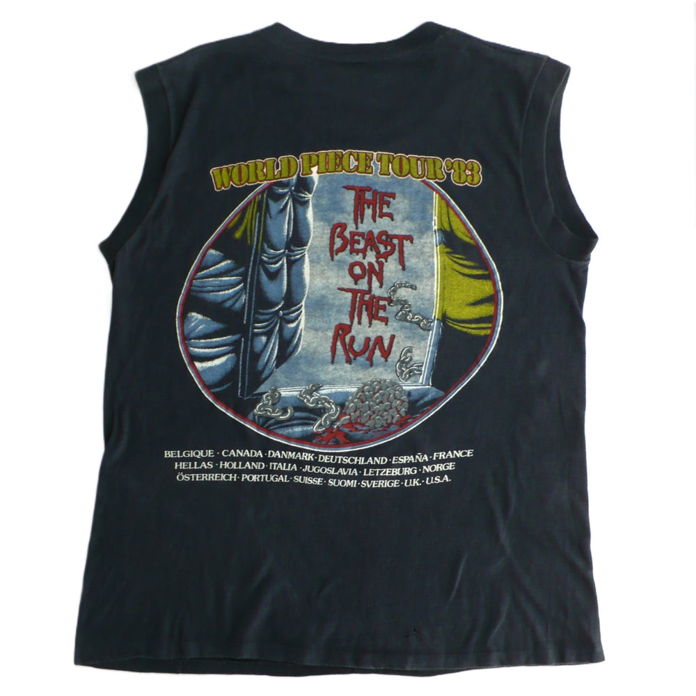 Iron Maiden World Piece Tour Shirt back.