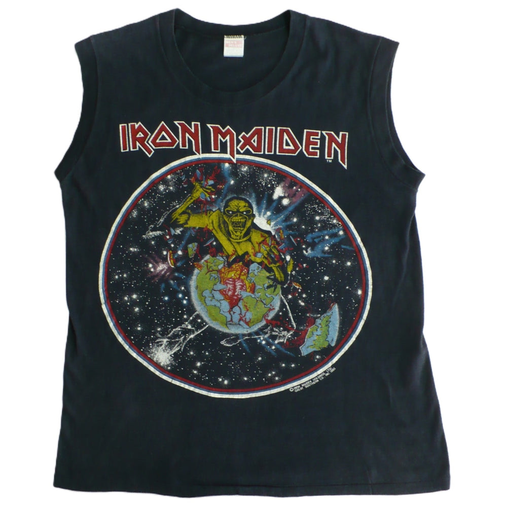 Vintage Iron Maiden World Piece Tour Shirt front.