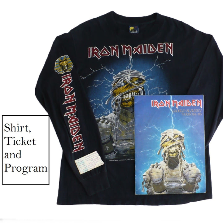 Iron Maiden World Slavery Tour Memorabilia Collection 1985.
