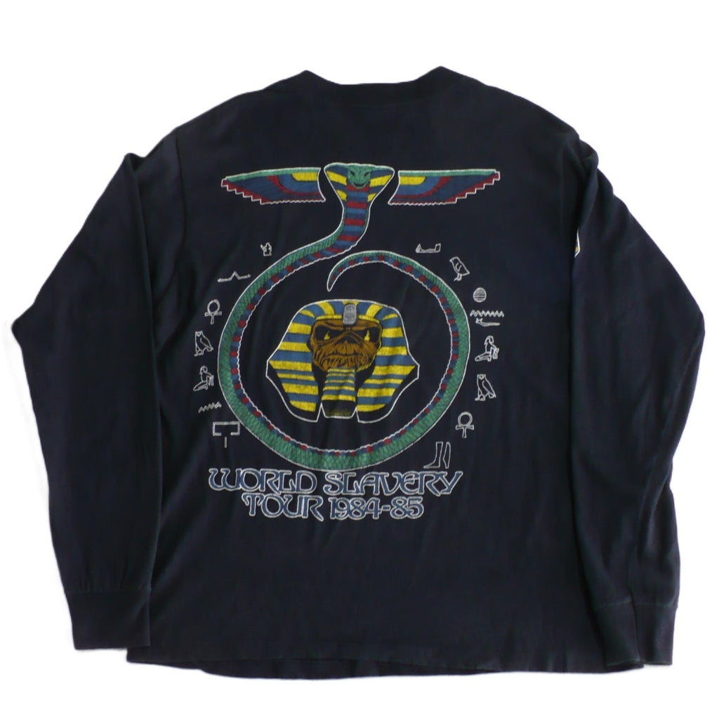 Iron Maiden World Slavery Tour Shirt, back.