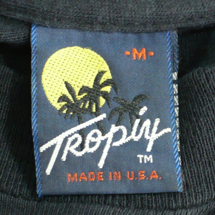 Iron Maiden World Slavery Tour Shirt label.