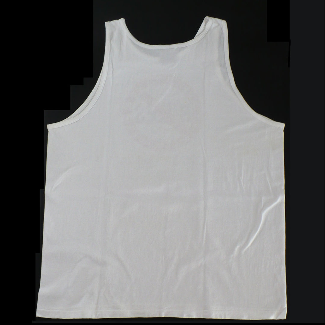 Kik Tracee No Rules White Tank Shirt back.