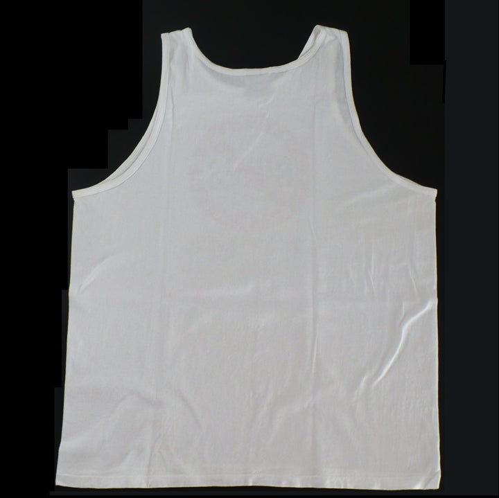 Kik Tracee No Rules White Tank Shirt back.