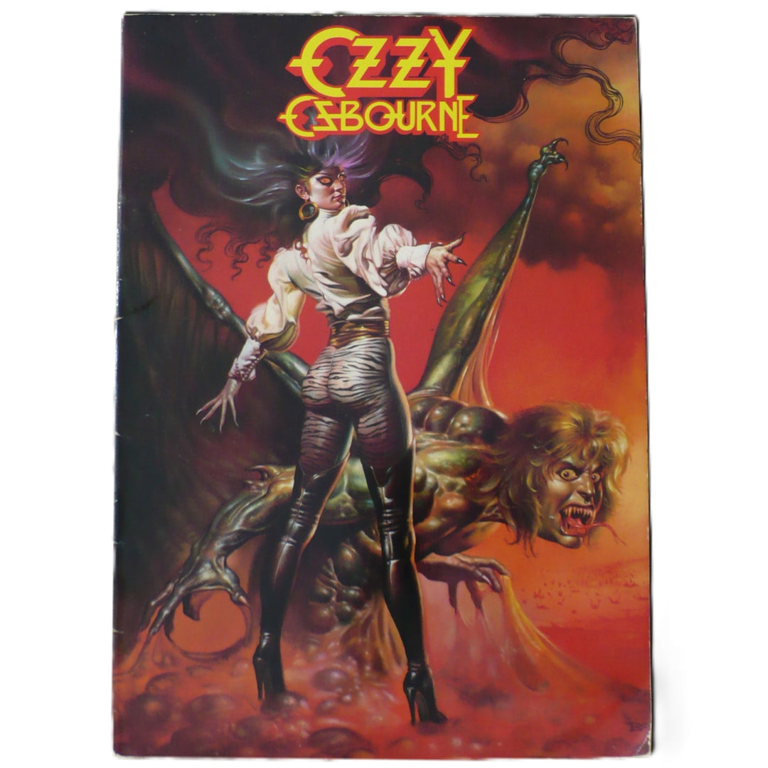 Ozzy Osbourne Ultimate Sin Tour Program Cover shows general condition.