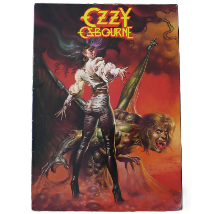Ozzy Osbourne Ultimate Sin Tour Program Cover shows general condition.