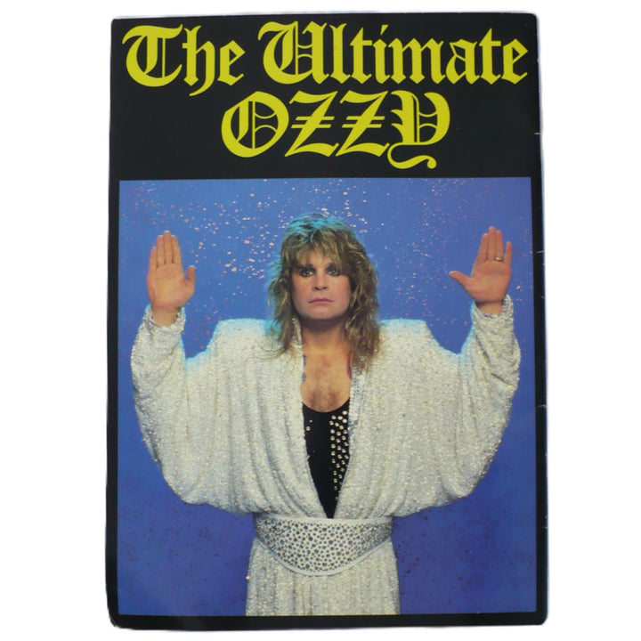 Ozzy Osbourne Ultimate Sin Tour Program back Cover shows general condition.