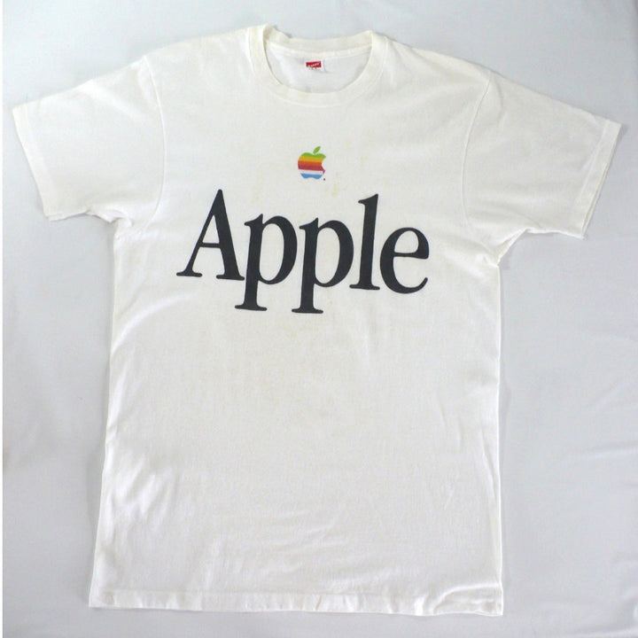 Large Vintage 1984 Apple Mac Logo T-Shirt.
