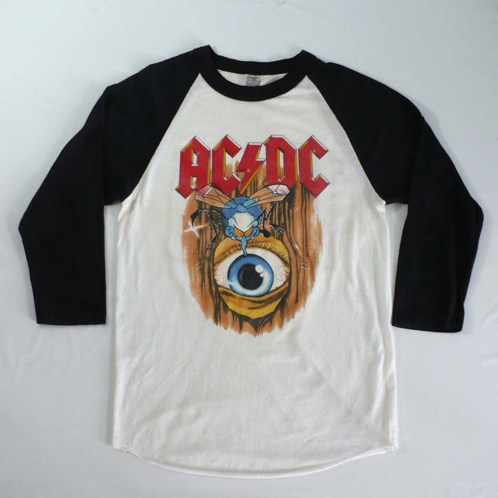 AC/DC Fly on The Wall Tour Shirt & Ticket 1985