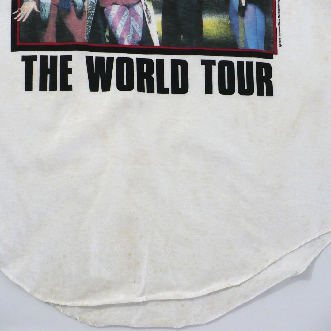 David Lee Roth Eat 'Em & Smile Tour Shirt enlarge dstains near hem.