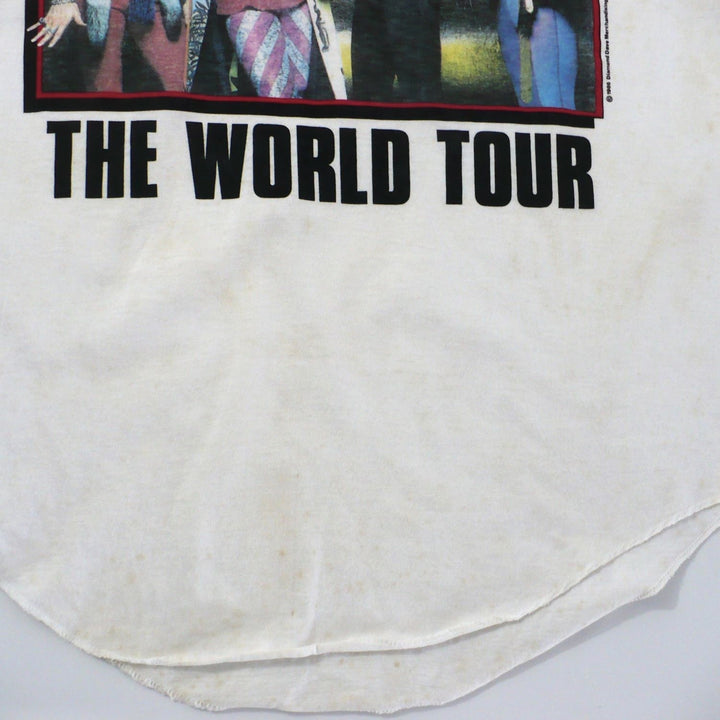 David Lee Roth Eat 'Em & Smile Tour Shirt enlarge dstains near hem.