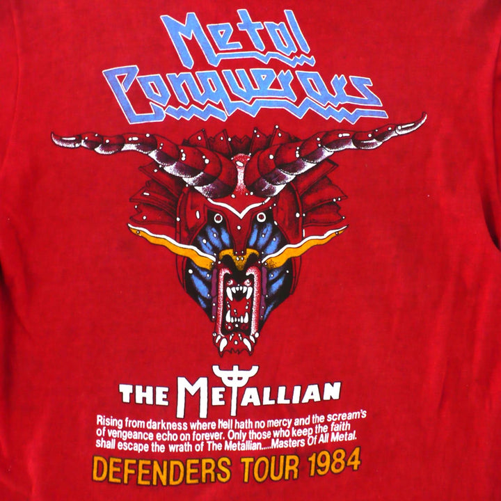 Judas Priest Metal Conqueror Tour Shirt 1984 Defenders of the Faith.