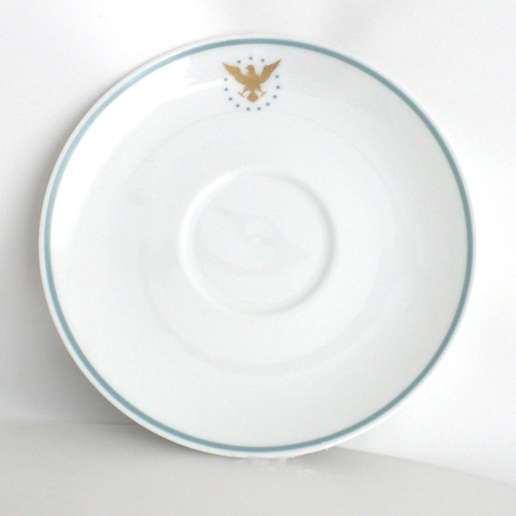 1960s Pan Am President Blue Coffee Saucer.