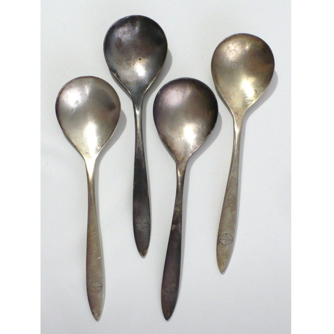 1960-1969 Vintage Pan Am Exclusive Soup Spoons Aviation Catering Cutlery