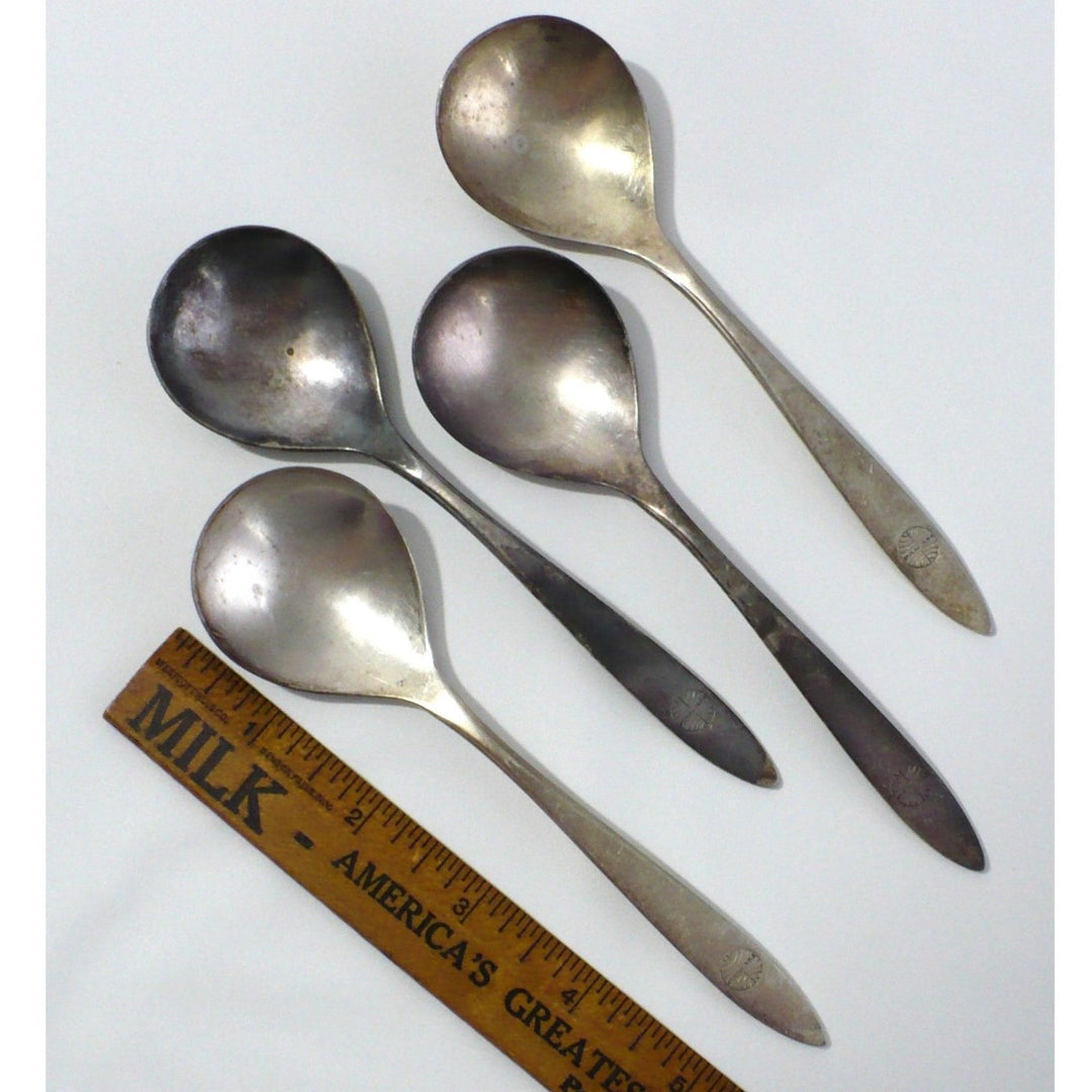 1960-1969 Vintage Pan Am Exclusive Soup Spoons Aviation Catering Cutlery