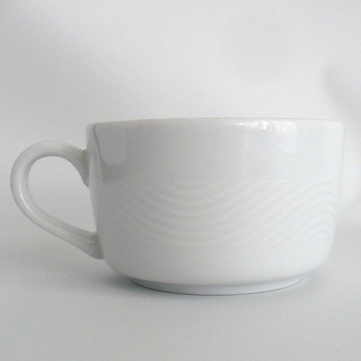 Pan Am Wave Flat Coffe Cup Bauscher Weiden Airline China.