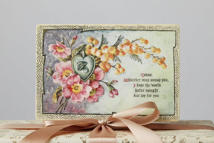 1912 Wanting the Best For You Postcard