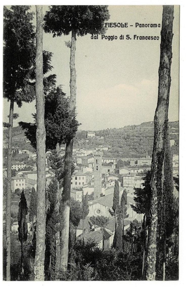 1909 Fiesole Italy Vintage Postcard
