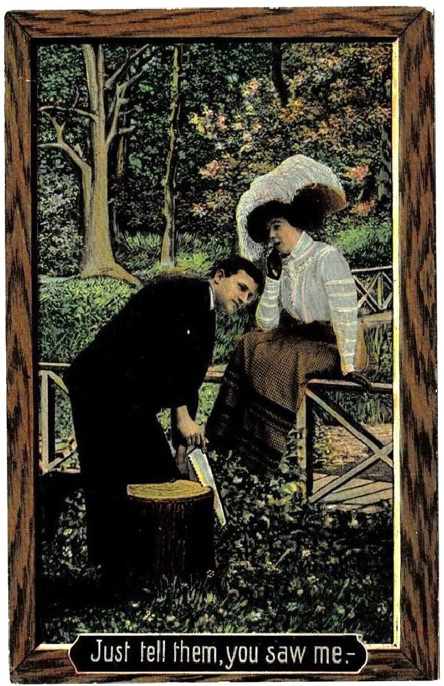 Vintage Valentine, Romance card, , antique holiday card.