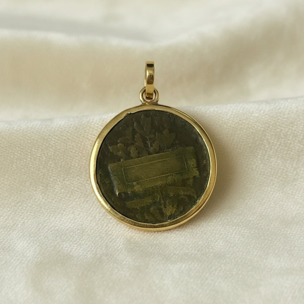 Perseus Pendant in Bronze & 24k Gold.