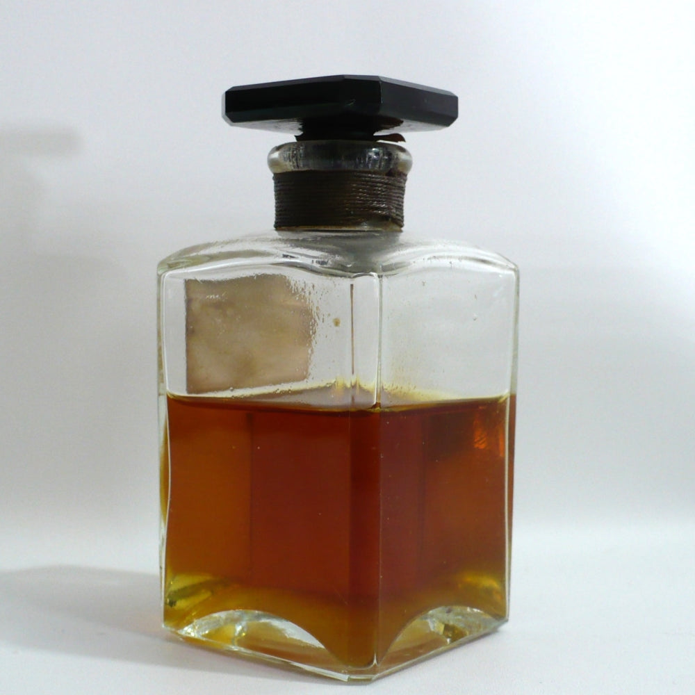1950s Vintage Scandal Extrait de Lanvin Paris France Perfume Bottle Corded Stopper