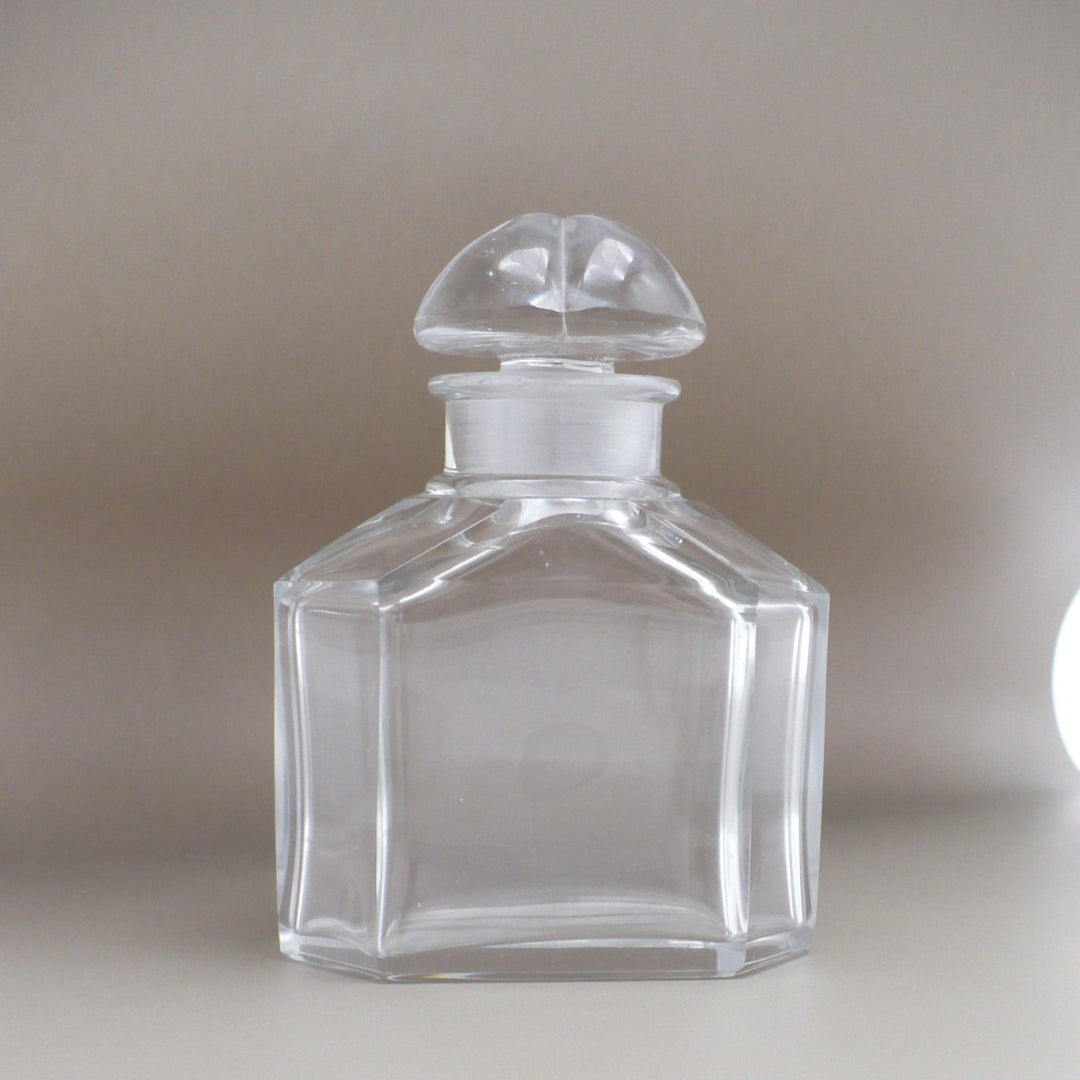 Cristalleries de Nancy Art Deco Crystal Perfume Bottle view of the front.